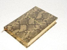 SLOANE STATIONERY Snake Skin Finish Handmade Journal Diary XSmall NEW