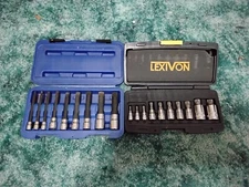 Lexivon XVN M4-M18 & VIM XZN400 4" Long Triple Square Spline Drive Socket Set