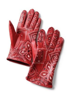 ASK availability First) Kapital Leather COOKIE Bandana Gloves