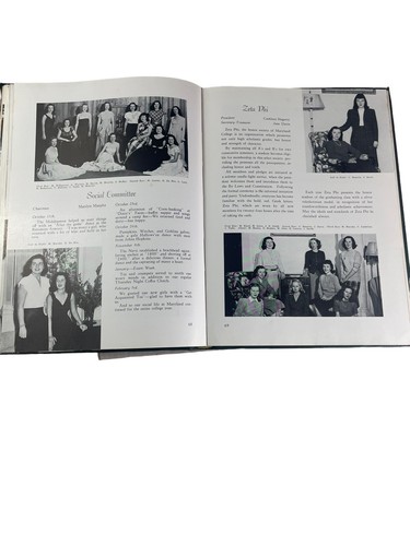 1948 College Yearbook Maryland College For Women Marylander All Woman School Vtg - Picture 8 of 10