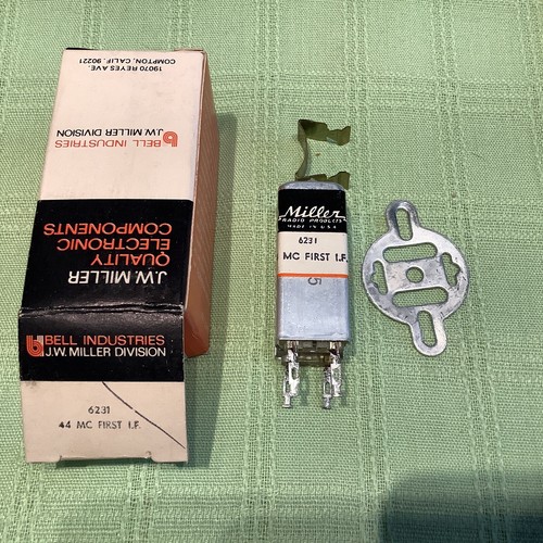 Miller Engineering Transformers Miller 6231 First IF Transformer 44 MC Shielded k-tran | eBay