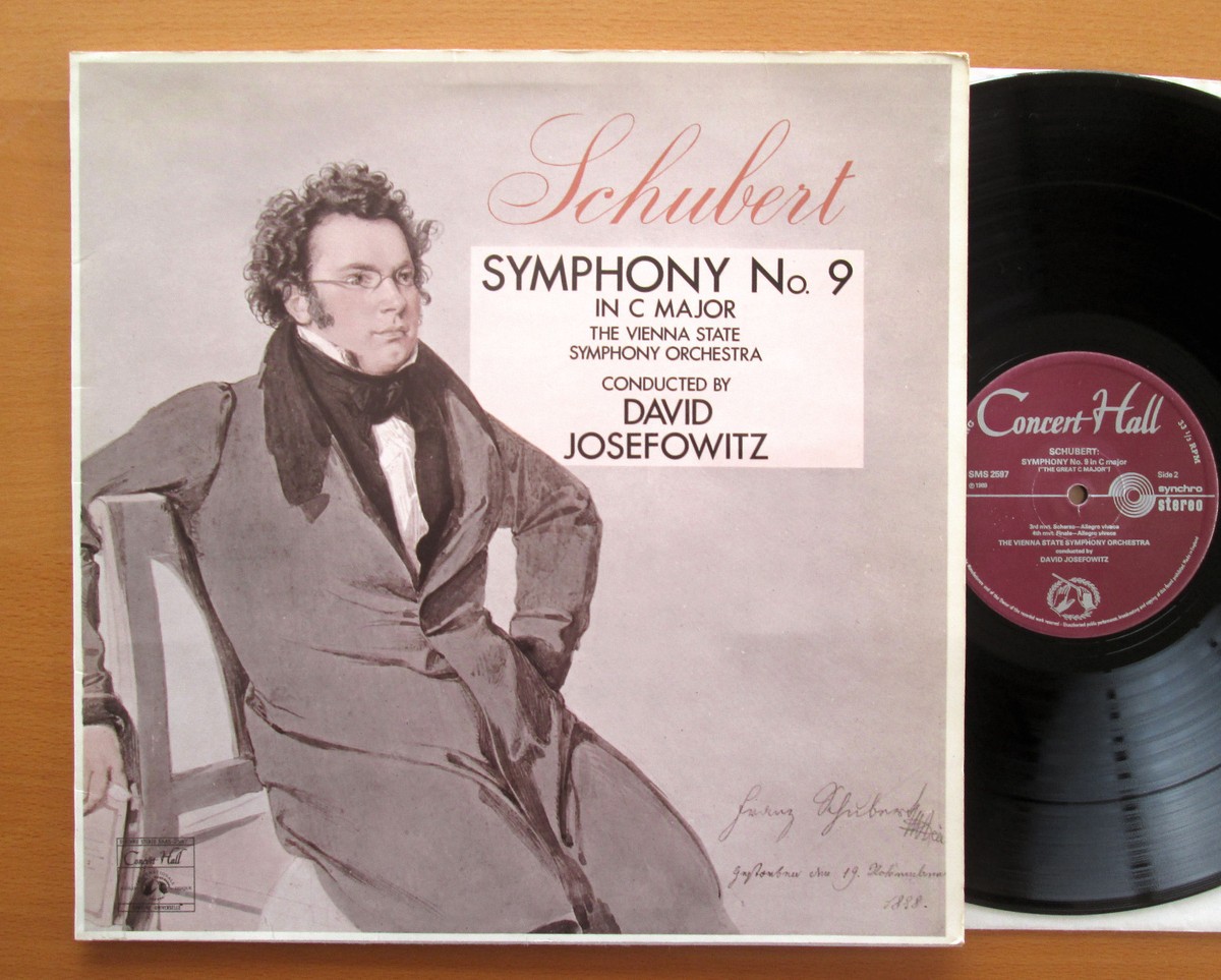 SMSC 2597 Schubert Symphony no. 9 David Josefowitz NEAR MINT