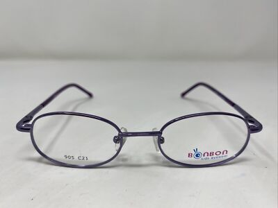 #ad Bonbon Eyewear 905 C21 42 16 125 Lilac Purple Full Rim Eyeglasses Frame MH02 $40.00