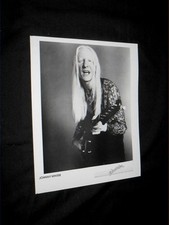 Original 1973 Blues Rock  Legend JOHNNY WINTER PREMIER TALENT PROMOTIONAL PHOTO