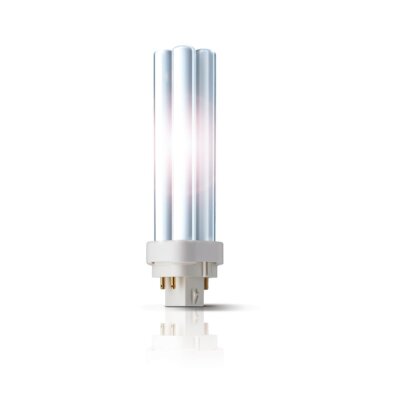 Philips Kompaktleuchtstofflampe MASTER PL-C 4P - G24q 830 Warmweiß - 18W - Lampe
