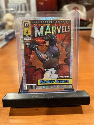 2022 Donruss Wander Franco RC -  RARE Marvels Silver Vector Parallel #M8 - MINT