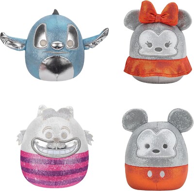 Squishmallows SQDI00234 Mickey, Original Disney100 5 Zoll 4er-Pack Box Set-klein