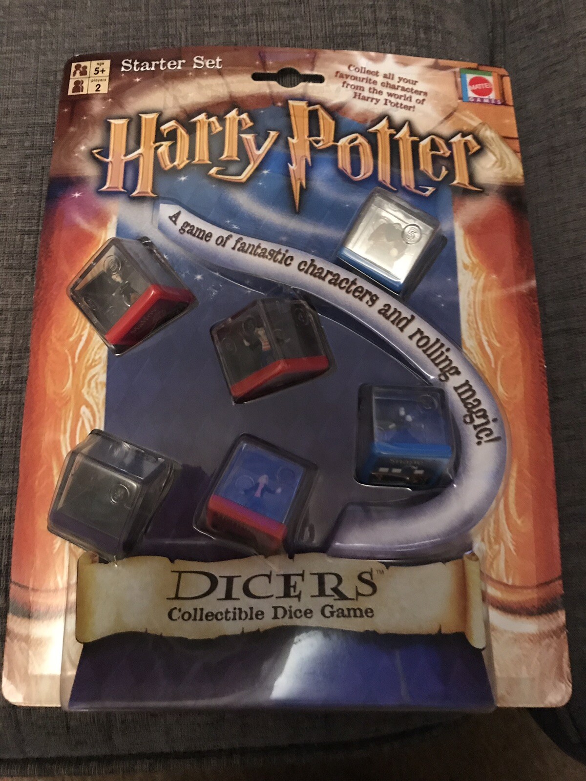 Harry Potter Dicers Collectable Dice Game Starter Set 2001 Mattel ...