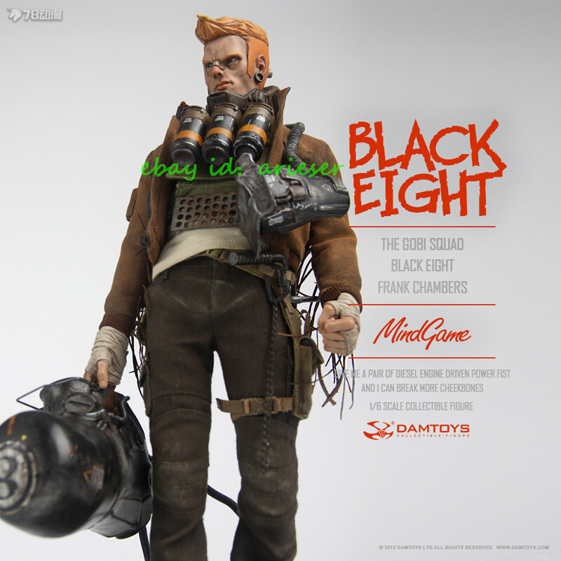 Damtoys Mindgame Series 1/6 The Gobi Squad Black Eight Frank