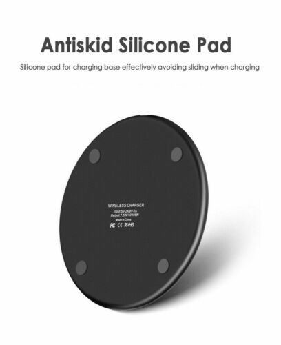 3 Packs 10W Wireless Fast Charger Quick Charging Pad for Samsung iPhone - Picture 11 of 12