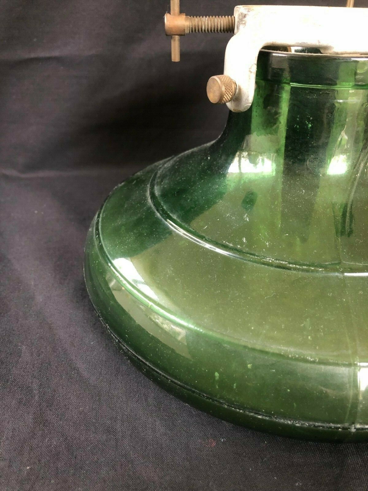 Vintage CHRISTMAS TREE STAND Bulach Switzerland Green Glass Falak