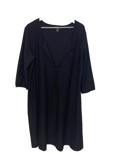 EILEEN FISHER Viscose-Jersey 3/4 Sleeve V-Neck Dress SZ M Quiet Luxury Classical | eBay EILEEN FISHER Viscose-Jersey 3/4 Sleeve V-Neck Dress SZ M Quiet Luxury Classical | eBay