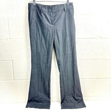 Red Valentino Gray Wool Blend Dress Pants Straight Leg Trousers Sz 6