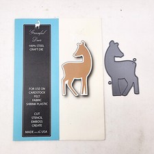 Memory Box Steel Die Graceful Deer Style 98152 Die Cut