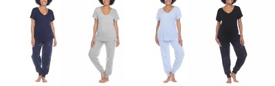 Honeydew Ladies' Embroidered Lounge Set, 2-piece