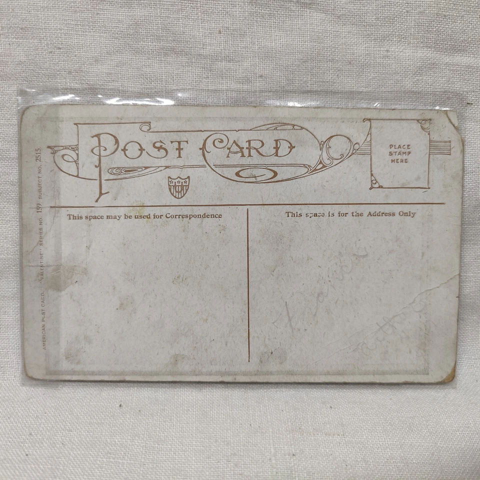 RARE Antique 1904 Postcard - Cupid "Will you be My Valentine" - Unposted - Image 4 of 4