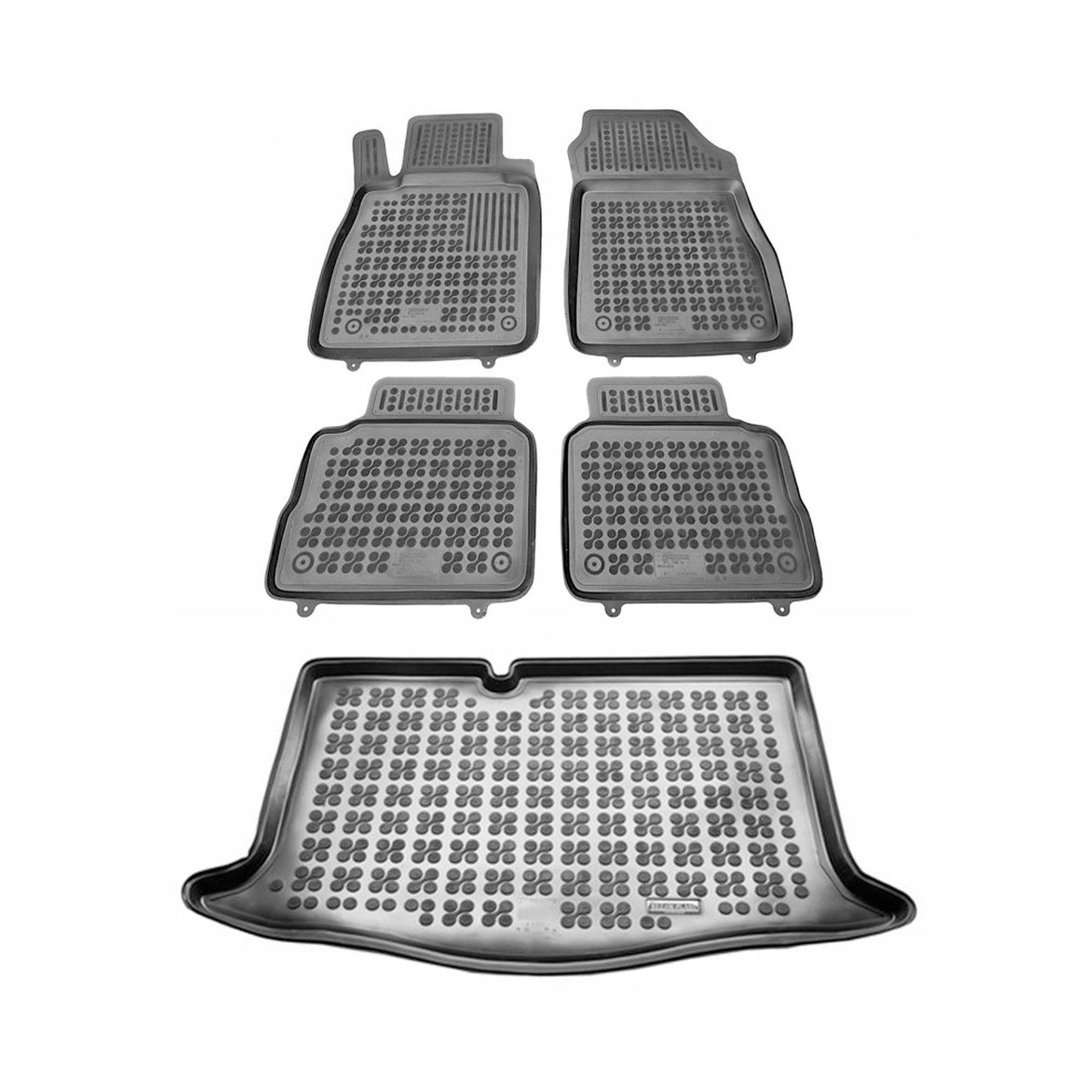 Tapis de sol pour Nissan Micra V K14 premium en velours épais gansé noir