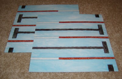 NRN Designs 11.75 x 11.75 Single Sided Papers (2)  ~ Swimming Competition Lanes