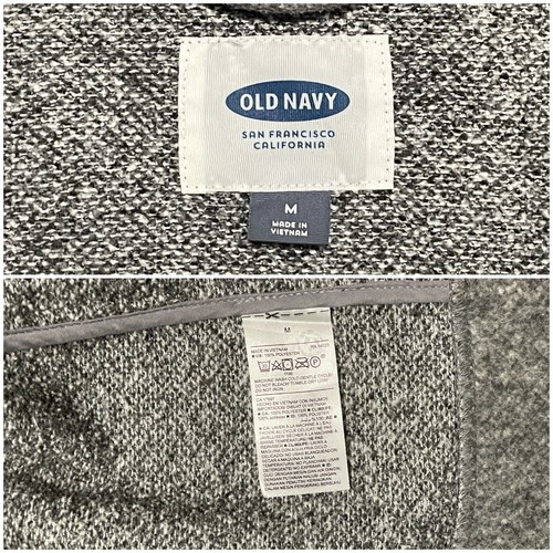 Old Navy Women's Size Medium Gray Lightweight Relaxed Fit Sweater Jacket Coat - Picture 10 of 10