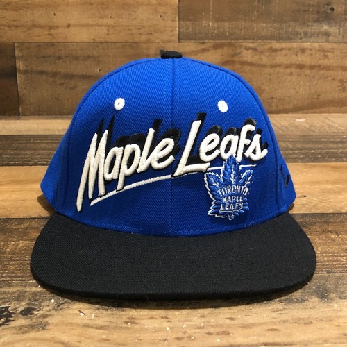 Toronto Maple Leafs Hat Snapback Cap Mens Blue Black NHL Hockey Zephyr - READ