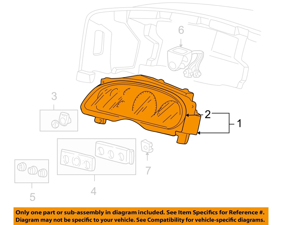 Ford F350 2003 velocímetro OEM 6,0 L tracción trasera automática Foto 3 de 4