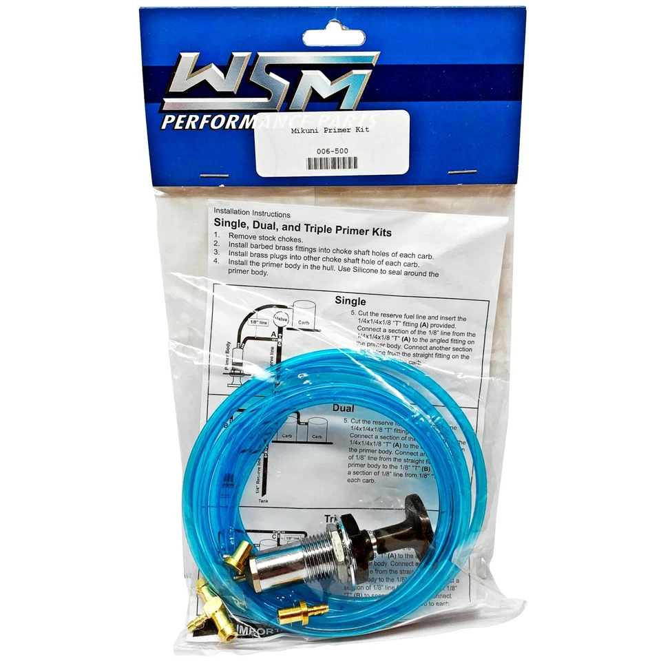 Mikuni Single Carb Carburetor Cold Start Primer Kit Kawasaki Yamaha - Image 2 of 2
