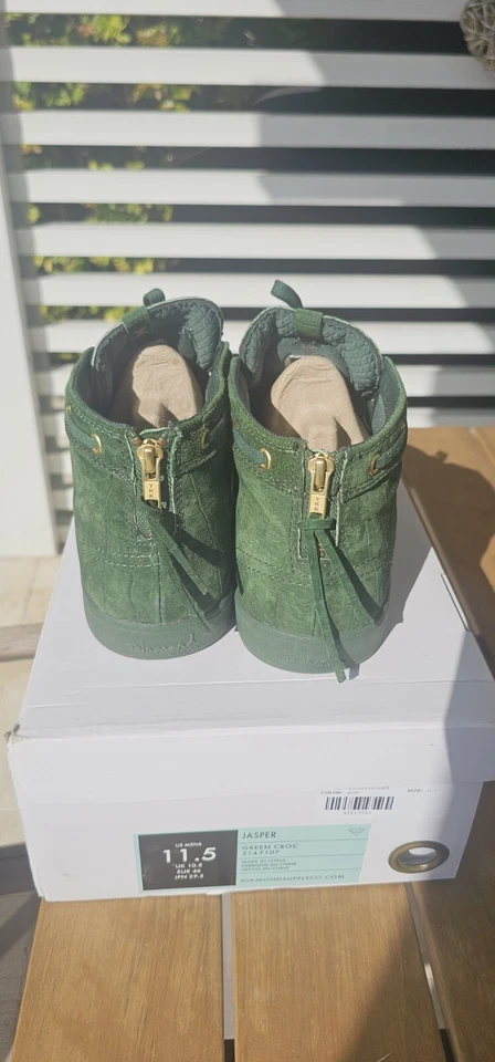 Diamond Supply Co. Ibn Jasper Diamond Supply Mens Sz 11.5  Sneakers green croc - Image 3 of 4