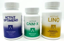 ACTIVZ TRIFECTA COMBO: 1 GNM-X (30) + 1 LINQ (60) + 1 OPTIMEND (60) - ACTIVE