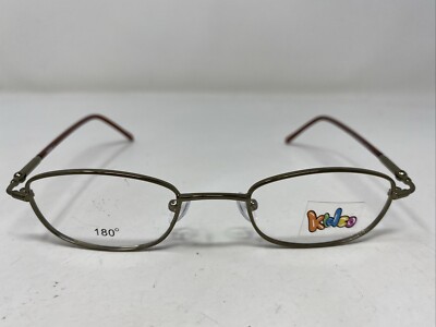 KIDCO KIDCO 3 BROWN 46-20-130 Metal Full Rim Eyeglasses Frame OZ55