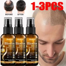 Biotin Hair Growth Spray Anti Hair Loss Fast Regrowth Scalp Treatment Serum US