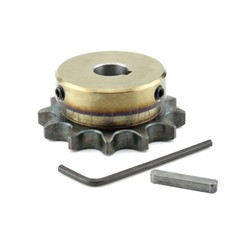 06B 13 14 15 Teeth Sprocket Bore 10-20mm Metal Pilot Motor Roller Chain Keyway