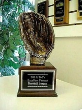 FANTASY BASEBALL TROPHY 16 YEAR PERPETUAL FREE HEADER PLATE TEXT M G5R200 
