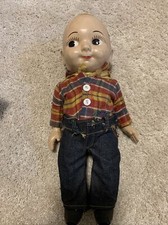 Vintage 1950s Buddy Lee Doll Lee Jeans Denim Real Original Plastic Cowboy