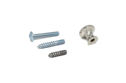 Small Nickel Knobs Bookcase Knobs Desk Knobs Antique File Cabinet Knobs Brass - Picture 6 of 12