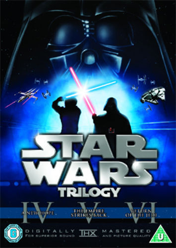 ✓ STAR WARS TRILOGY REGION 2 DVD's -6-DISC SET WIDESCREEN HAN