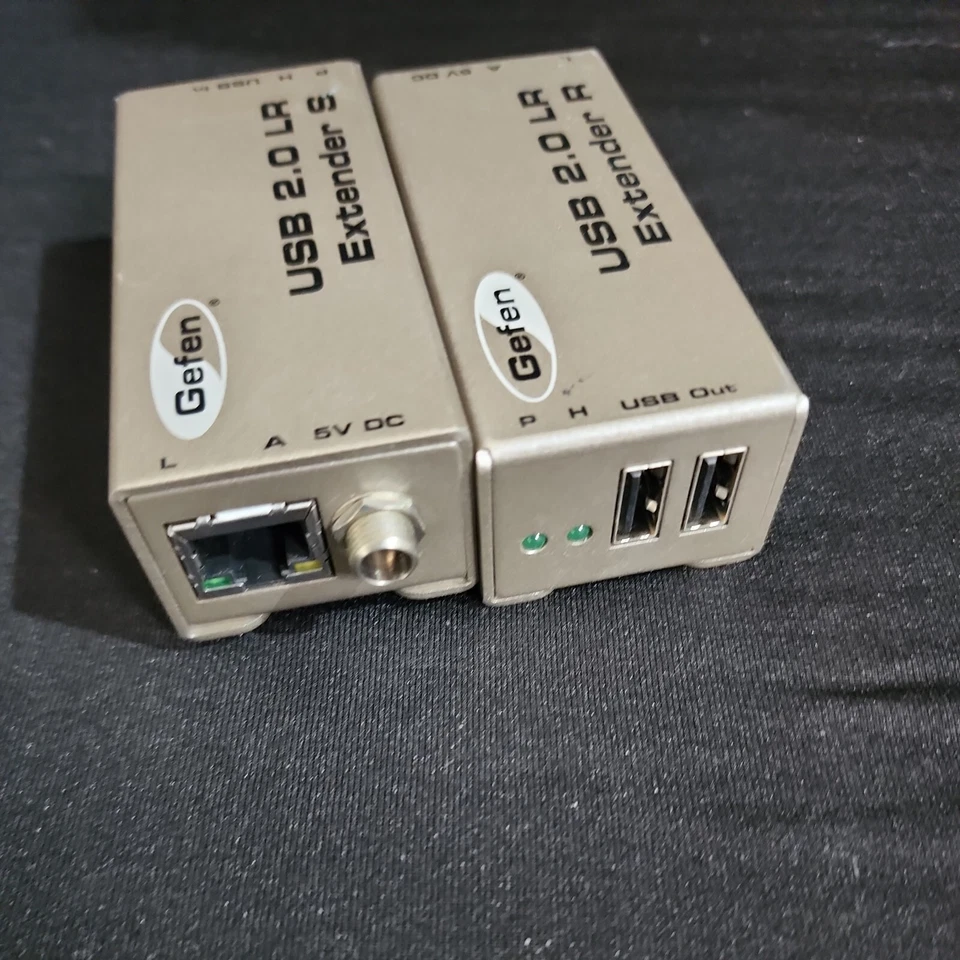 Gefen EXT-USB2.0-LR Cat5 USB 2.0 Extender S & R con cables de alimentación Foto 4 de 4