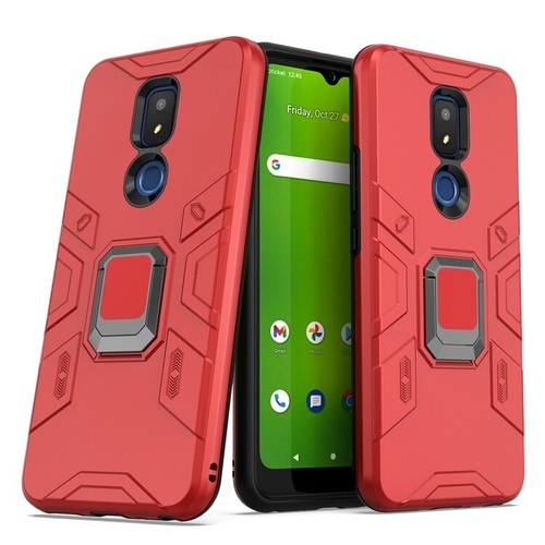 For Cricket Icon 3 / Emblem EC211002 Magnetic Stand Case Cover + Tempered Glass - Picture 4 of 6