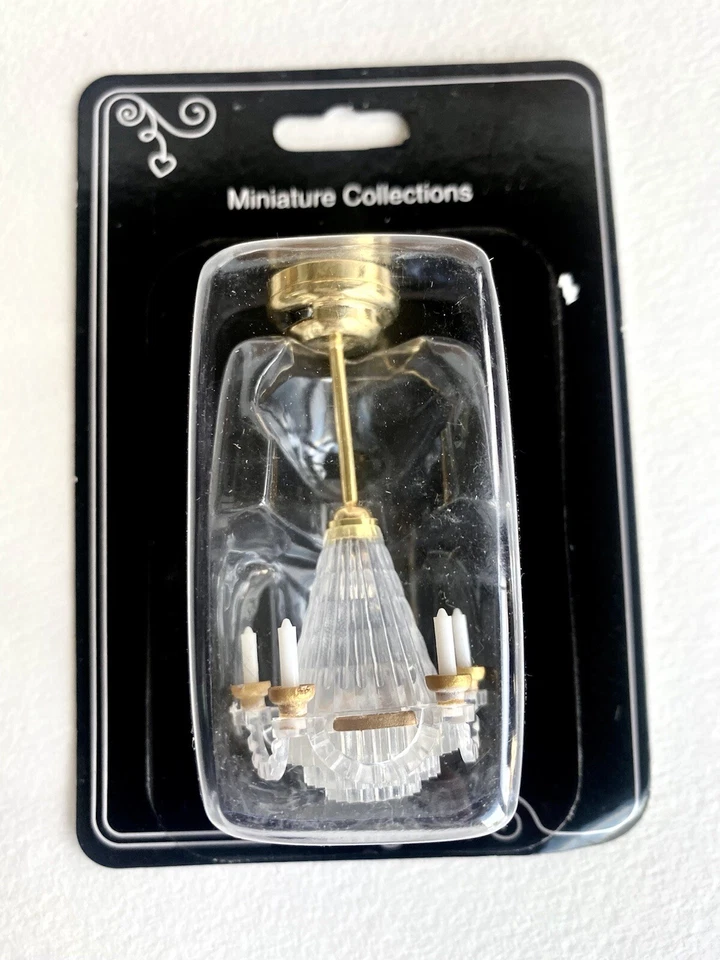 Lámpara de techo LED miniatura escala 1:12 a batería para casa de muñecas Foto 4 de 4