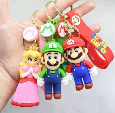 Mario Schlüsselanhänger Mario Hochwertig aus Kunststoff 3D Pokémon Neu & OVP