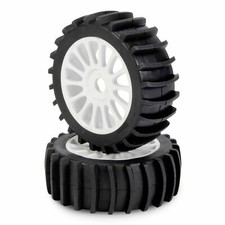 CARSON 1:8 RICAMBI SET 2 RUOTE PER AUTO BEACH TIRES ART 500900062