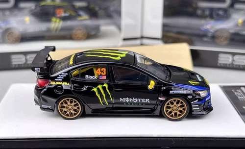 GB BSC 1:64 Impreza STI WRC06 Ken Block Sportfigur Modell Druckguss Sammeln Auto - Bild 12 von 23