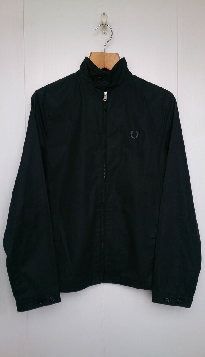 Fred Perry J2162 Seam Pocket Harrington Jacket Black 36 Fred Perry J2162 Seam Pocket Harrington Jacket Black 36