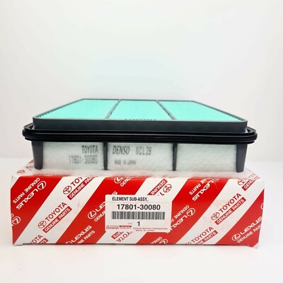 Genuine Toyota Land Cruiser Prado Air Filter Oem Part 17801-30080 for 3.0L D-4D