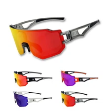 Photochromic Cycling Sports Sunglasses Road Bike Bicycle Riding Glasses 3 Lenses