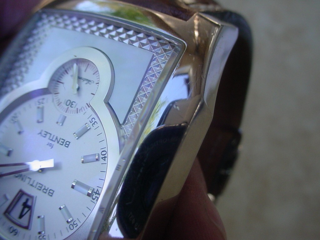 Breitling Flying B For Bentley J28362, 18K White Gold, Jump Hour