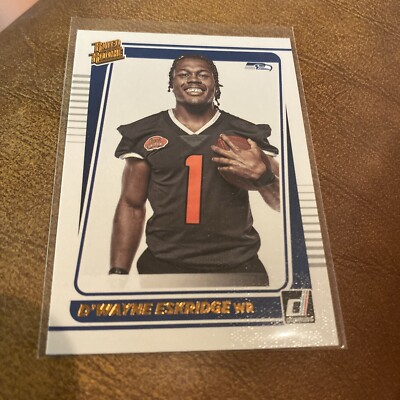 2021 Panini Donruss Rated Rookie D wayne Eskridge Portrait SP