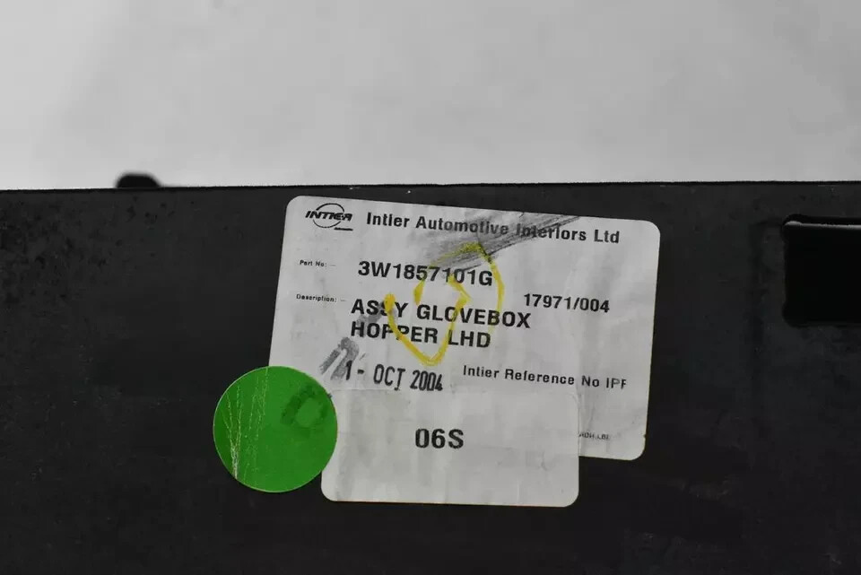 03-06 Bentley Continental GT Coupe Dashboard Dash Glove Box Glovebox Gray OEM