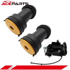 3x Rear Air Bag Suspension Spring & Compressor For Cadillac XTS 3.6L V6 2013-19