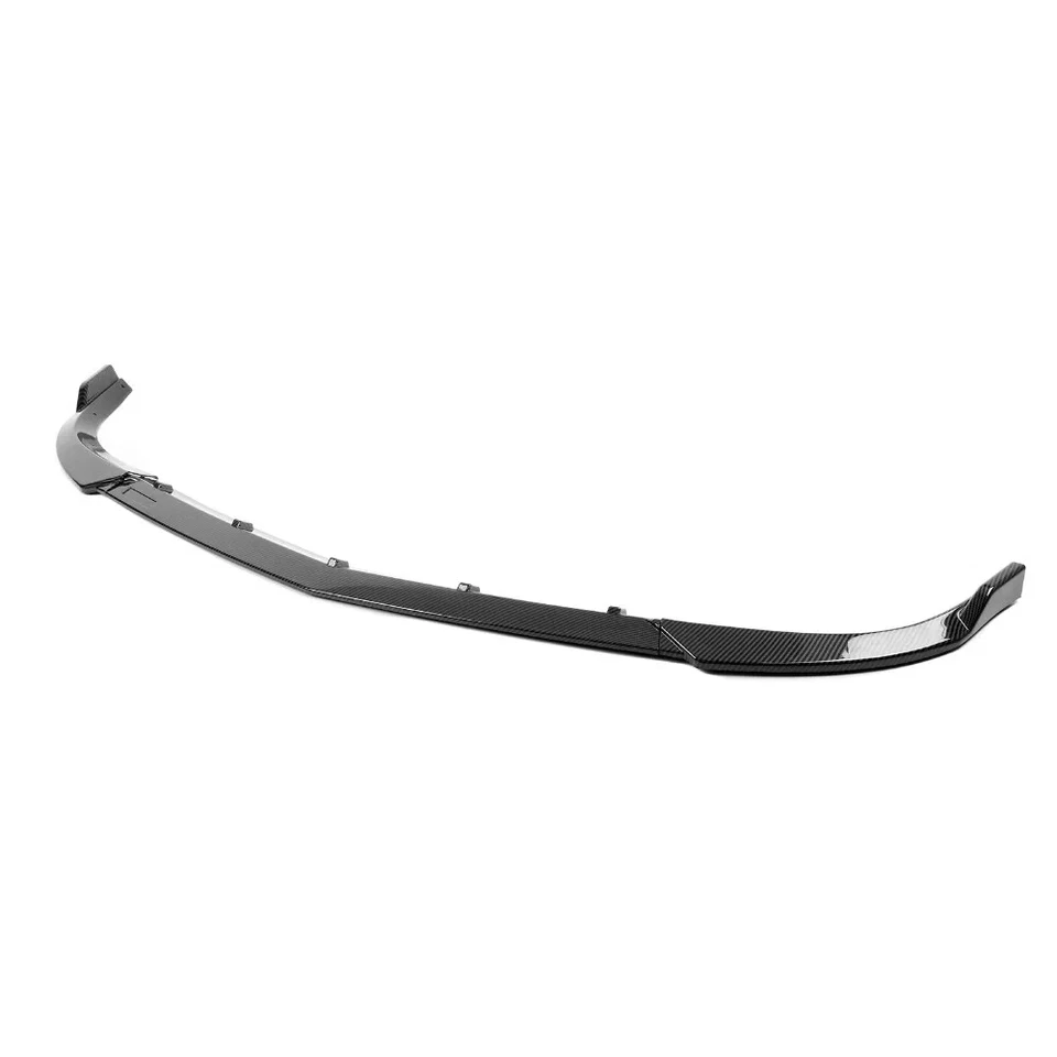 For Mercedes Benz C Class W204 Sport 2008-2014 Carbon Fiber Front Bumper Lip Kit - Image 4 of 4