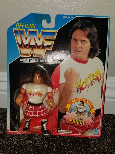 Rowdy Roddy Piper HASBRO Series 2 Blue Card WWF WW...